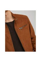 jack&jones erkek jacket 12147218 - Koyu Turuncu