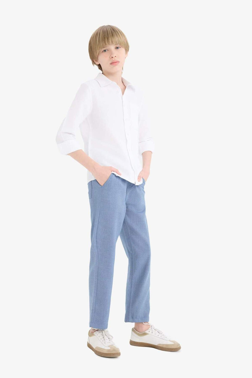 Defacto Çocuk Woven Bottom B7487A8 - Çivit Mavisi