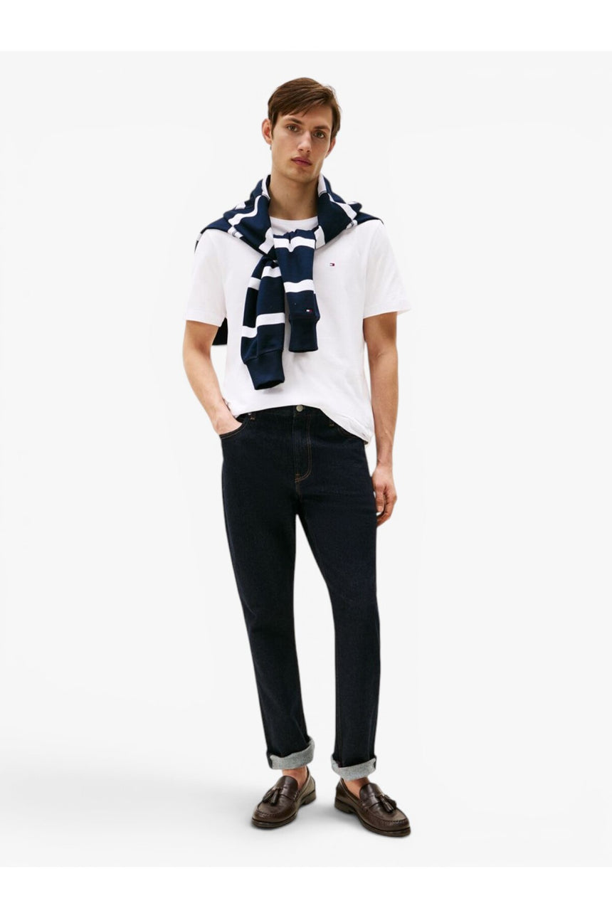 Tommy Hilfiger ERKEK ESSENTIAL REG FIT SOLID TEE MW0MW37267 - Beyaz