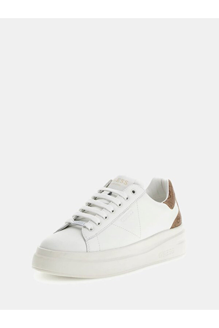 Guess Kadın Elbina Sneaker Fljelb - Beyaz/ Bej