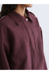 LC Waikiki Kadın Ceket W5MQ27D8 - Bordo