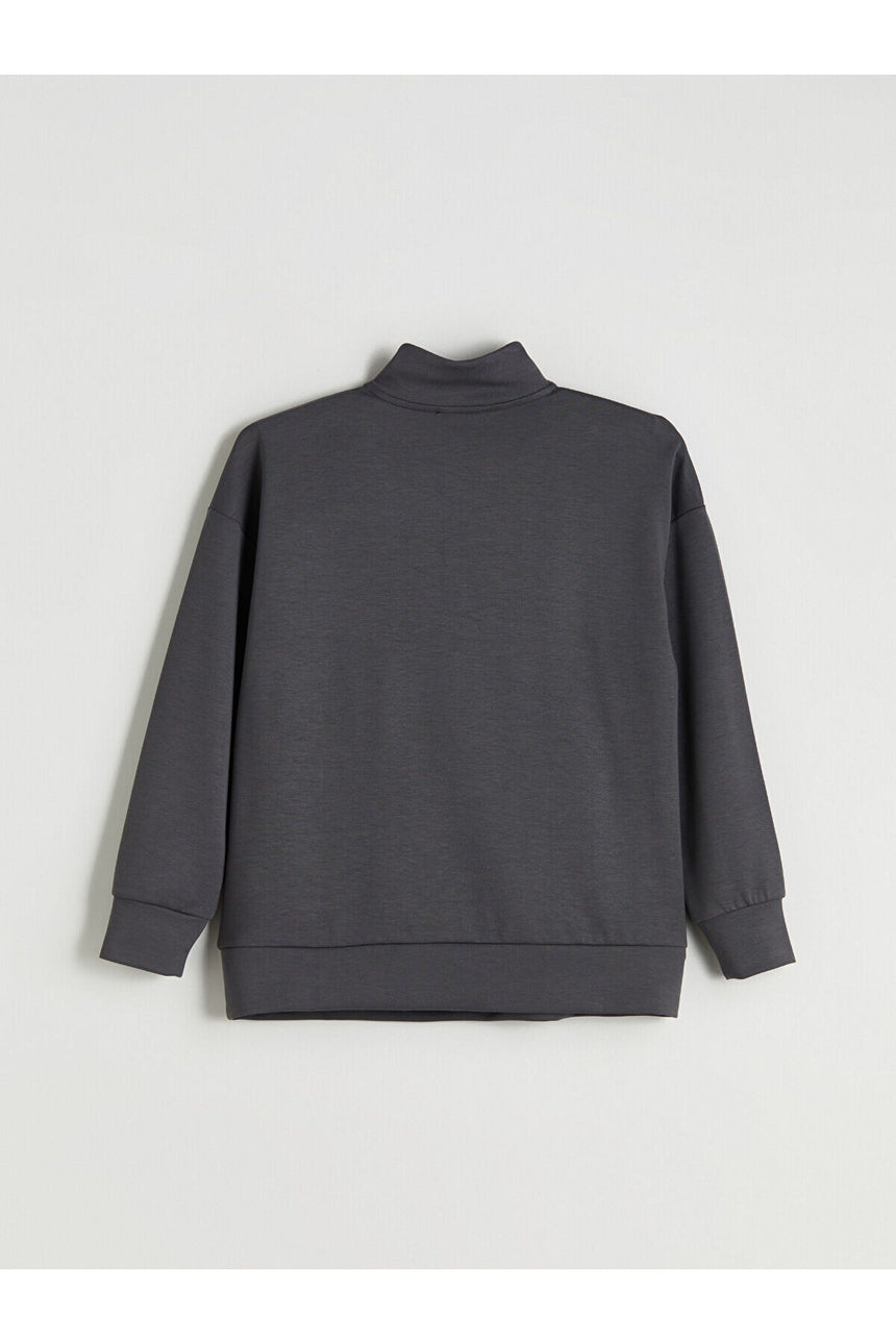 LC Waikiki Kadın Sweatshirt W5ID83AI - Antrasit
