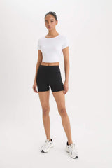 Defacto Kadın Leggings D2907Ax - Siyah