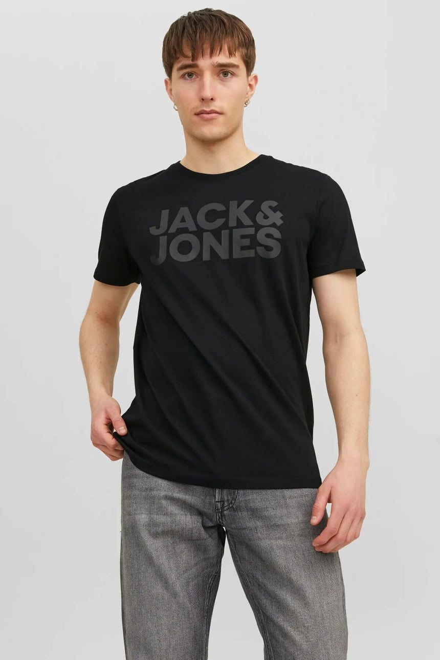 JACK&JONES T-SHIRT 12151955 - Siyah