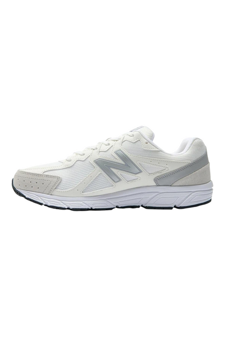 Sporline New Balance M480SW5 unisex beyaz ve gri file detaylı spor ayakkabı yan görünüm