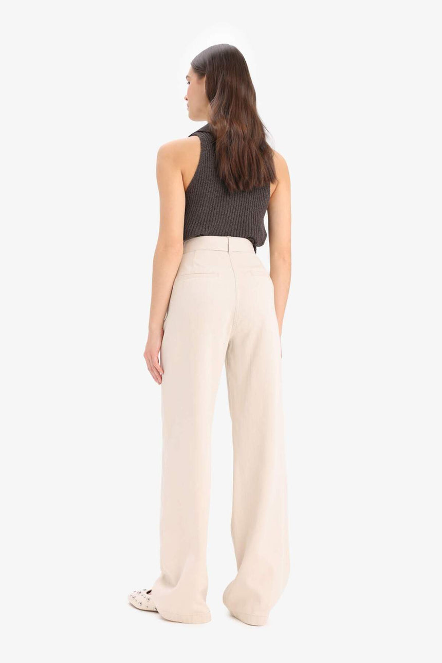 Defacto Kadın Trousers D4467AX - Açık Kahve