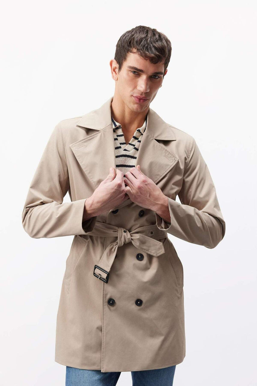 Defacto Erkek Coat/Parka D5528Ax - Açık Kahverengi