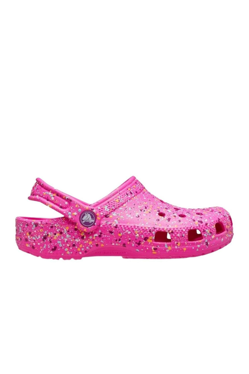 Crocs Kids Paint Splatter Clog 210349 Kadın Terlik - Pembe