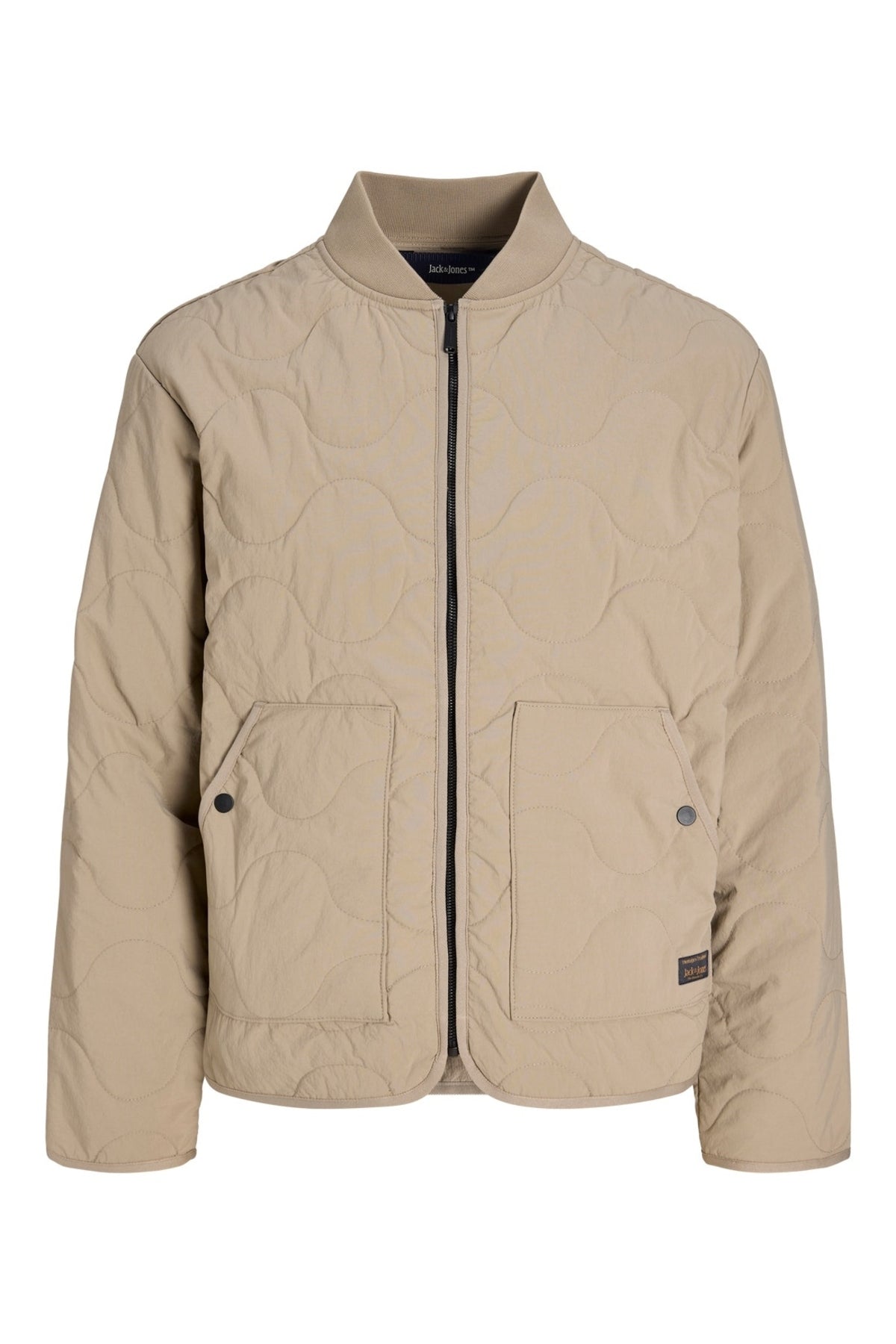 Jack & Jones Axel Erkek Kapitone Mont 12298748 - Kahverengi