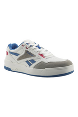 Sporline Reebok Andy Pose erkek gri tekstil sneaker ayakkabı, beyaz ve mavi detaylı spor tasarım
