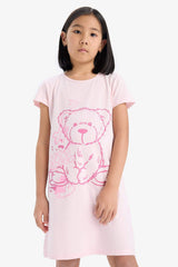 Defacto Çocuk Dress E6229A8 - Açık Pembe