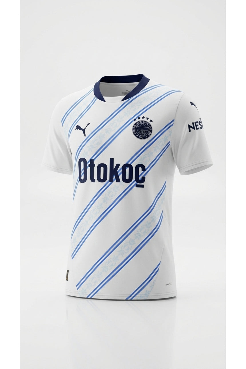Puma Fsk Away Jersey Replica Forma 775368 - Beyaz/Mavi