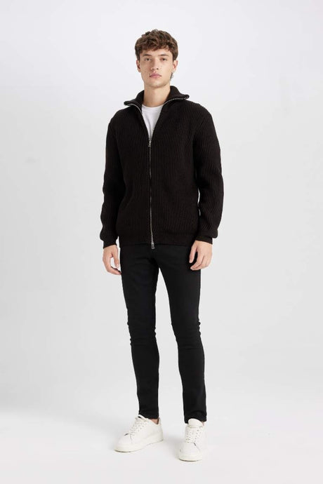 Defacto Erkek Cardigan C9014Ax - Kahverengi