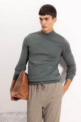 Defacto Erkek Pullover R1127Az - Koyu Haki
