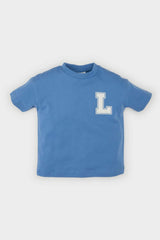 Defacto Çocuk Short Sleeve T-Shirt B7011A5 - Koyu Mavi