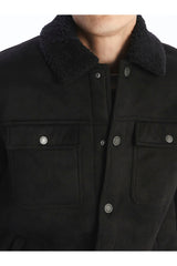 LCW ERKEK W59395C8 MNT,XK-SUEDE-UP-TR - Siyah