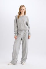 Defacto Kadın Trousers C6402Ax - Açık Gri