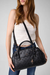 GUESS KADIN DIANA 3 COMP SATCHEL HWPD9727060 - Siyah