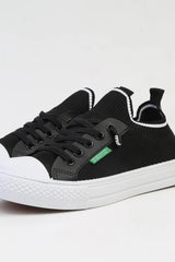 benetton bayan spor ayakkabı bnı-10233 - Siyah