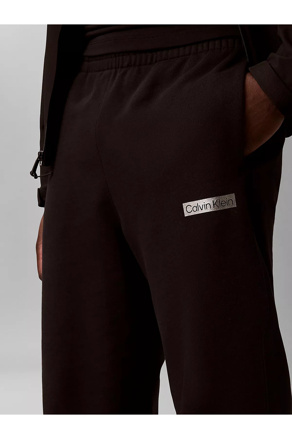 Calvin Klein 350 Terry Graphic Jogger Erkek Eşofman Altı LV04LG212G - Siyah