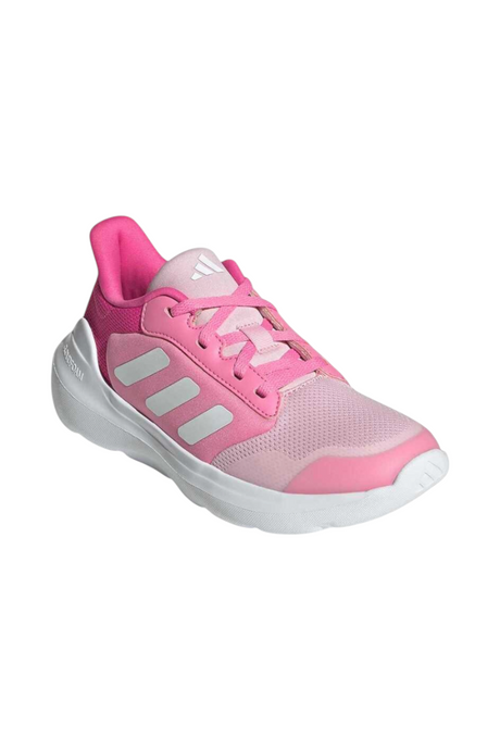 Sporline adidas Tensaur Run pembe çocuk spor ayakkabısı, suni deri detaylı hafif ve konforlu günlük sneaker modeli.