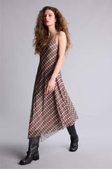 Defacto Kadın Short Sleeve Knitted Dress F7971AX - Kahverengi