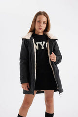 Defacto Çocuk Raincoat C5229A8 - Siyah