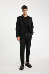 DeFacto N0503AZ Erkek Blazer Ceket - Siyah