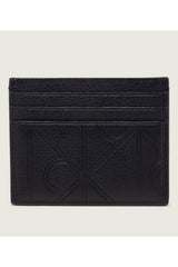 Calvin Klein Erkek XL EMBLEM AOP EMBSS CARD CASE LV04D1174G - Siyah
