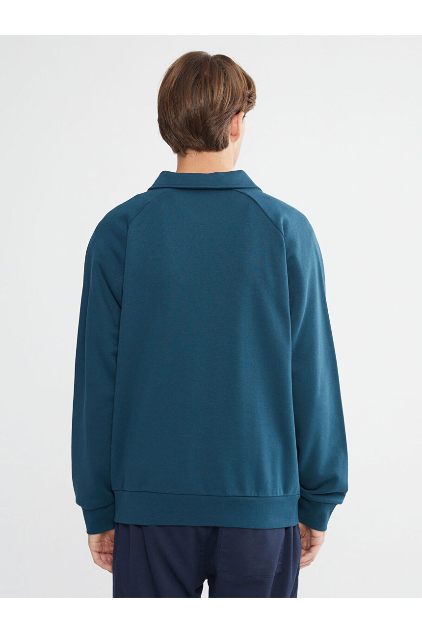 LCW ERKEK W5GL46E8 SWT,XM-TEAL-2 - Petrol Mavisi