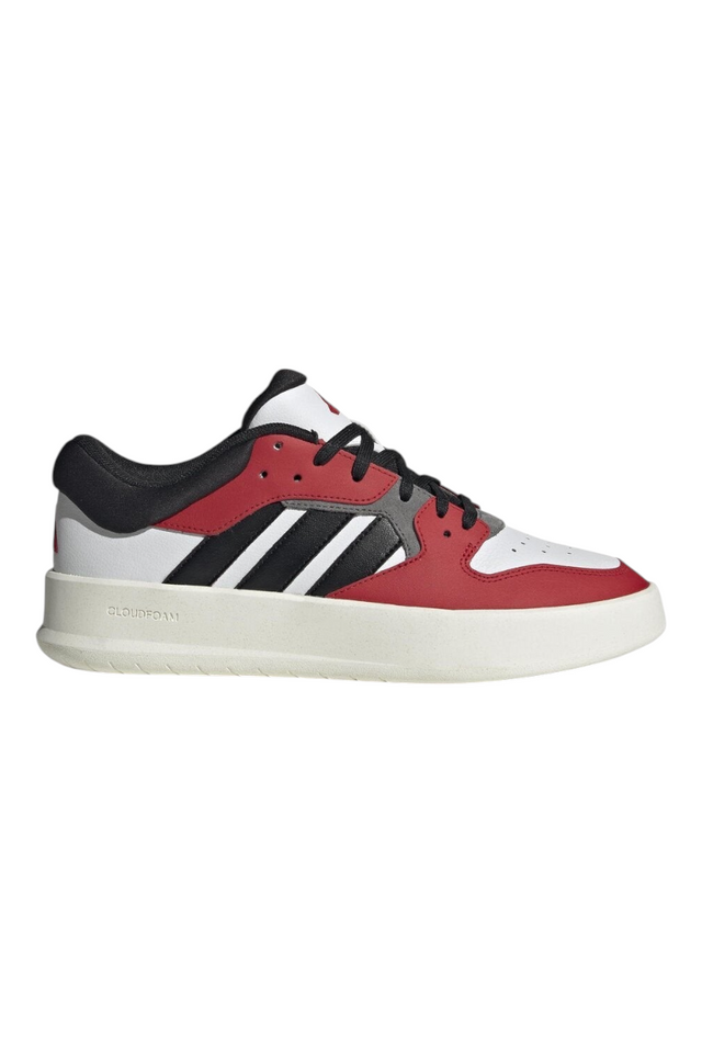 Sporline adidas Court ID1249 kırmızı beyaz suni ve inek derisi erkek tenis ayakkabısı