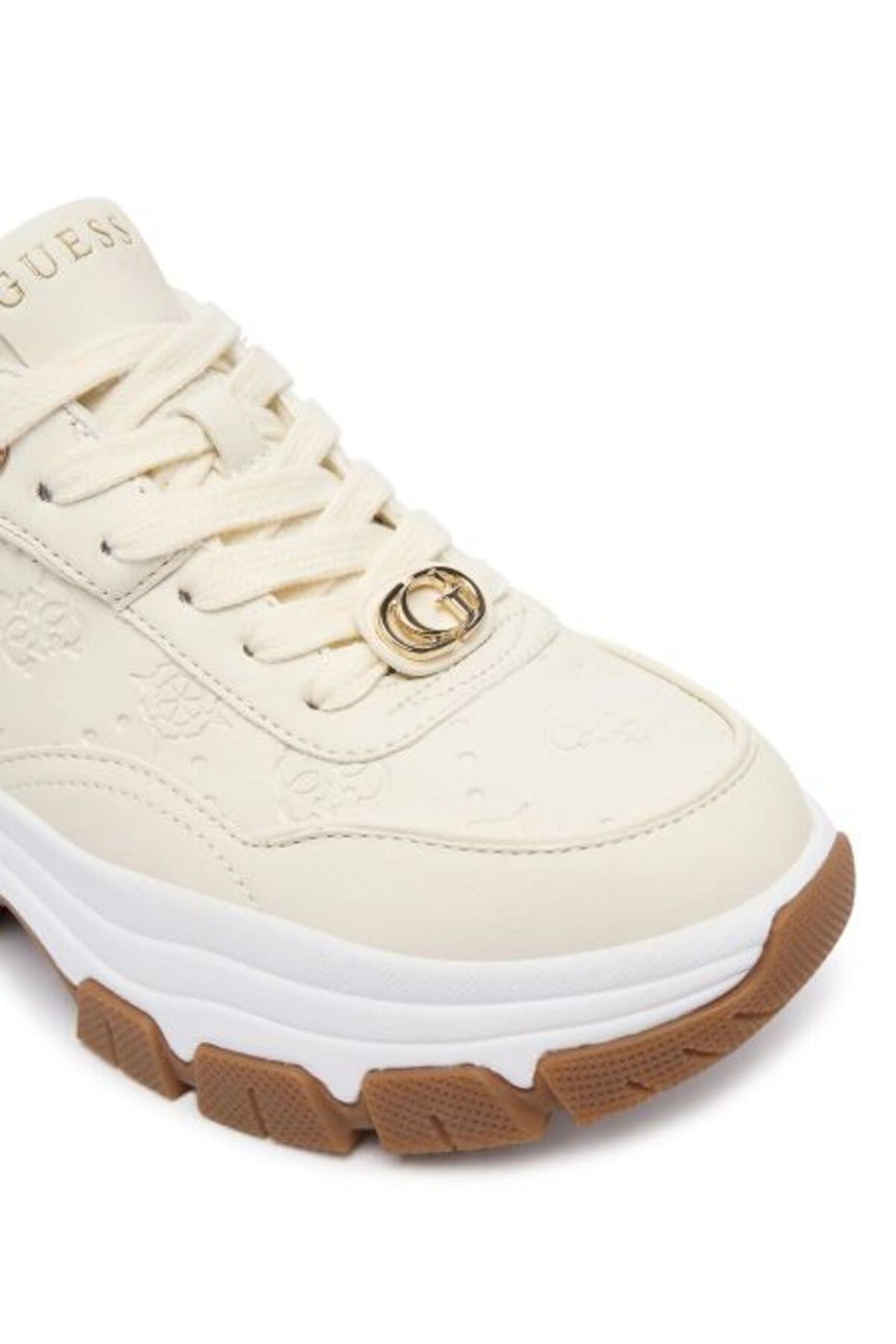 GUESS KADIN BERRETT2 SNEAKER FLFBRTPEL12 - Beyaz
