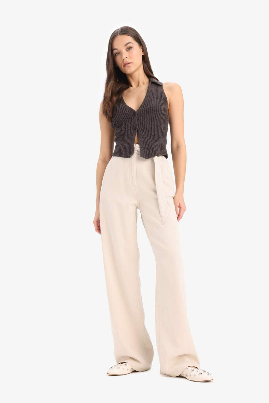 Defacto Kadın Trousers D4467AX - Açık Kahve