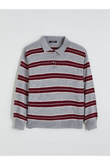 LCW KADIN W5NF84B8 KZK,BERSTRIPED-TR - Gri