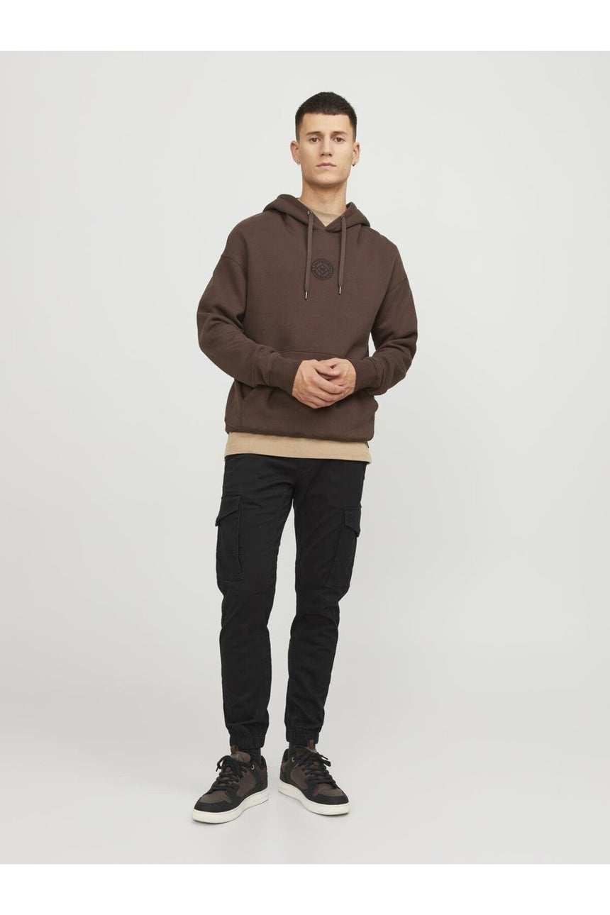 JACK&JONES JPSTPAUL FLAKE CARGO NOOS 12139912 - Siyah