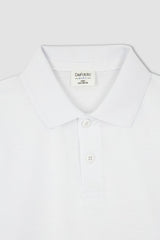 Defacto Çocuk Long Sleeve Polo T-Shirt L0288A6 - Beyaz