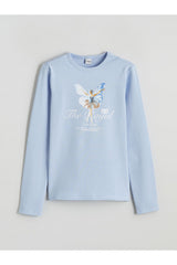 LC Waikiki Çocuk Uzun Kollu Sweatshirt W5OG11B4 - Açık Mavi