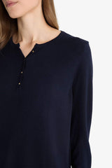 Defacto Kadın Pullover E9145AX - Koyu Lacivert