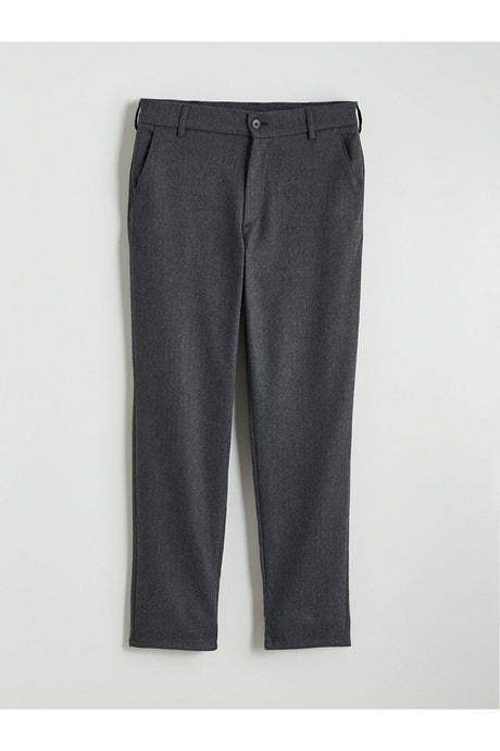 LCW ERKEK W5MT04H8 PNT,MC-HERRINGBRUSHPANT-SET - Antrasit