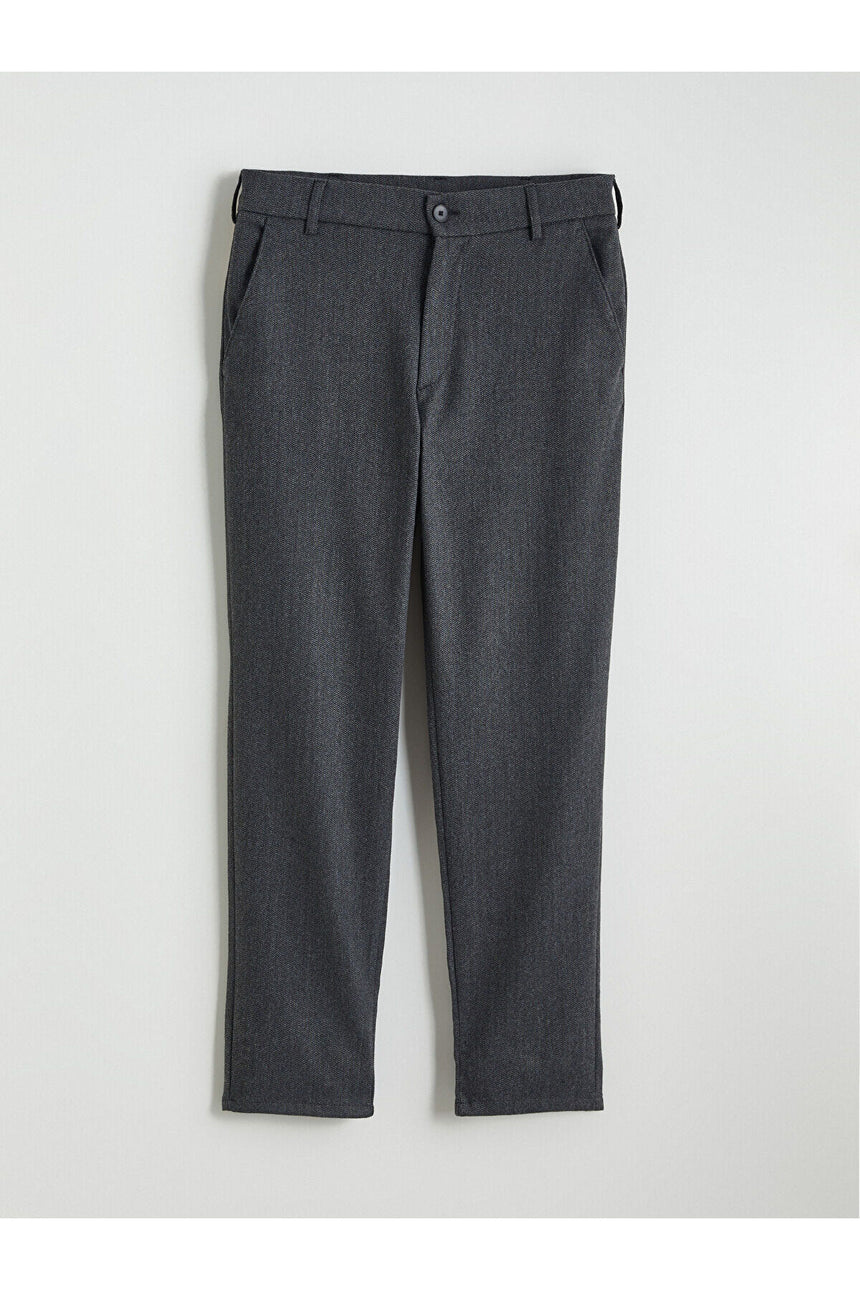LCW ERKEK W5MT04H8 PNT,MC-HERRINGBRUSHPANT-SET - Antrasit