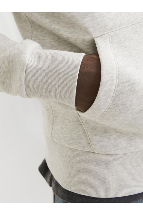 JACK&JONES SWEAT 12268422 - Beyaz/ Gri