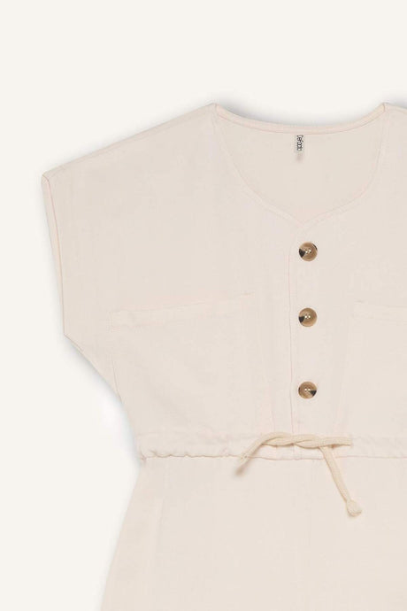 Defacto Çocuk Jump Suit D9308A8 - Ekru