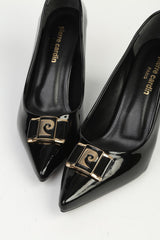Pierre Cardin Kadın Stiletto - Siyah Parlak