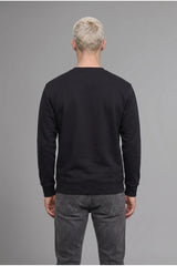 DeFacto Erkek Baskılı Sweatshirt X8282AZ - Siyah