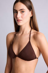 Defacto Kadın Bikini Top T3666Az - Kahverengi
