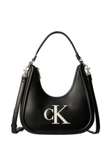 Calvin Klein Kadın BOLD CK SMALL CRESCENT BAG LV04F3561G - Siyah