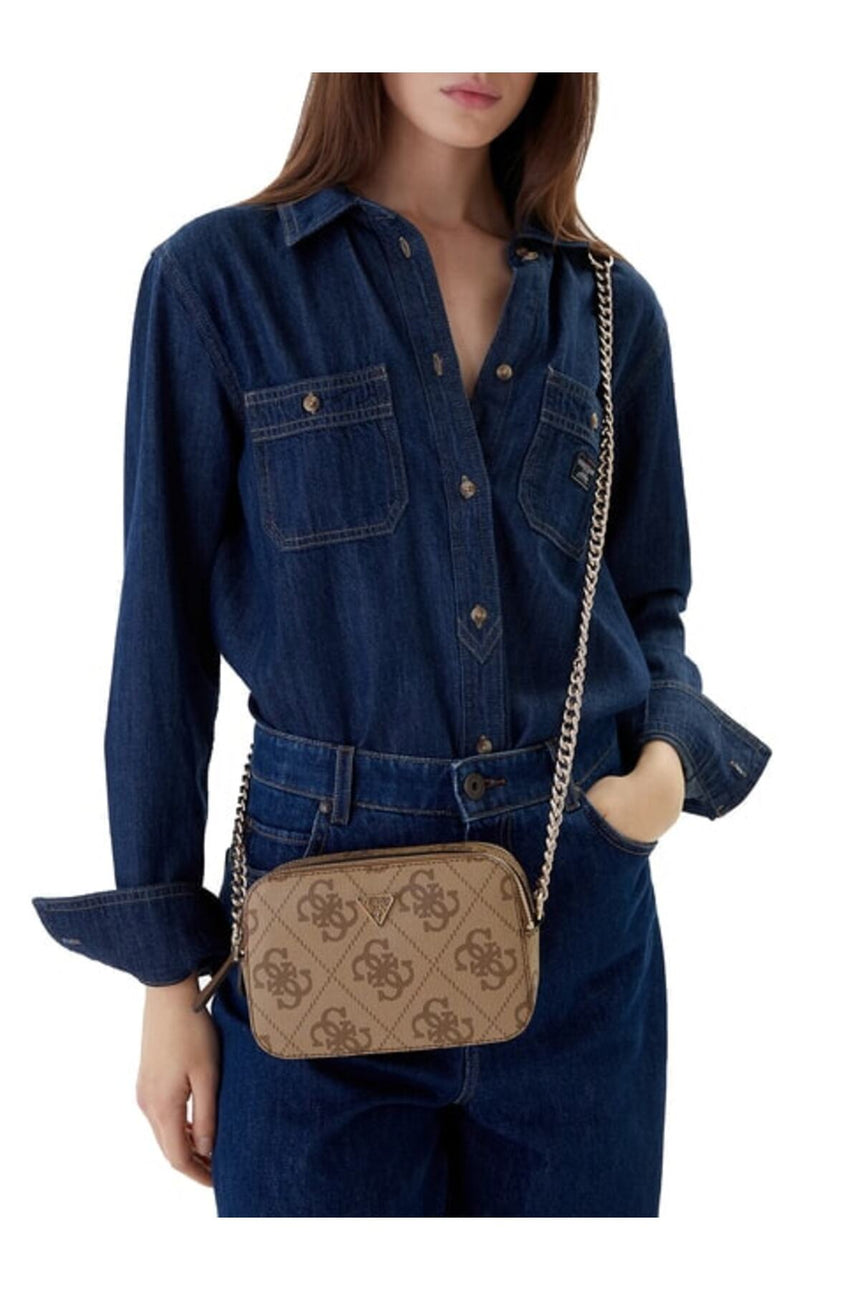GUESS KADIN NOELLE II CROSSBODY HWSO9672140 - Kahverengi