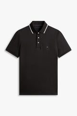 Tommy Hilfiger Erkek LIQUID COTTON TIPPED SLIM POLO MW0MW43144 - Siyah