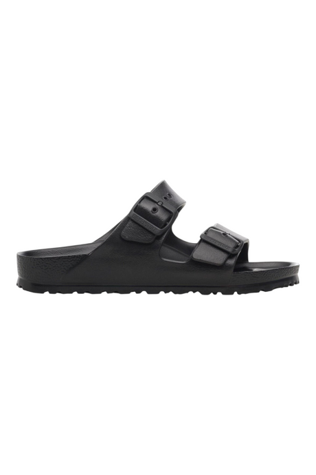 Sporline Birkenstock Arizona Eva siyah kadın terlik, iki bantlı ve ayarlanabilir tokalı tasarım