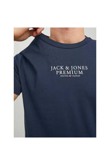 JACK&JONES JPRBLUARCHIE SS TEE CREW NECK NOOS 12217167 - Koyu Lacivert